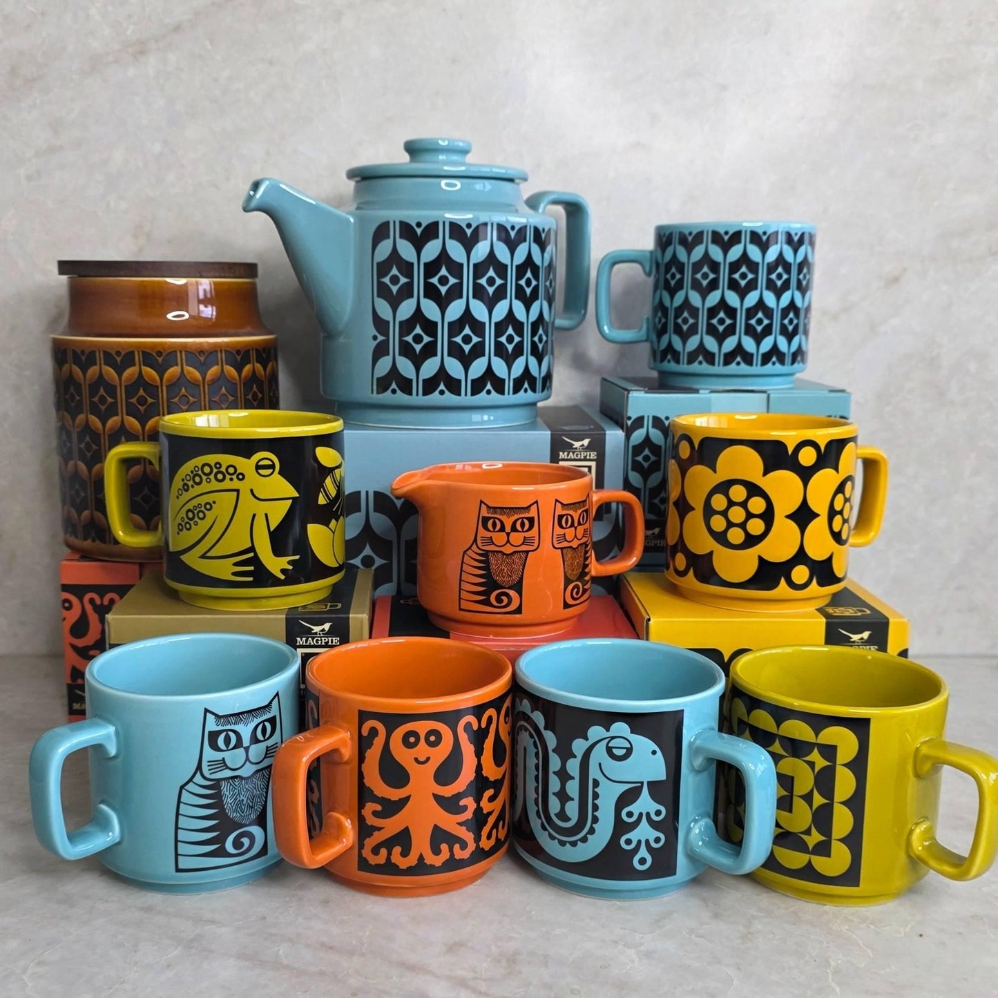 Hornsea - Mug - Octopus - Red