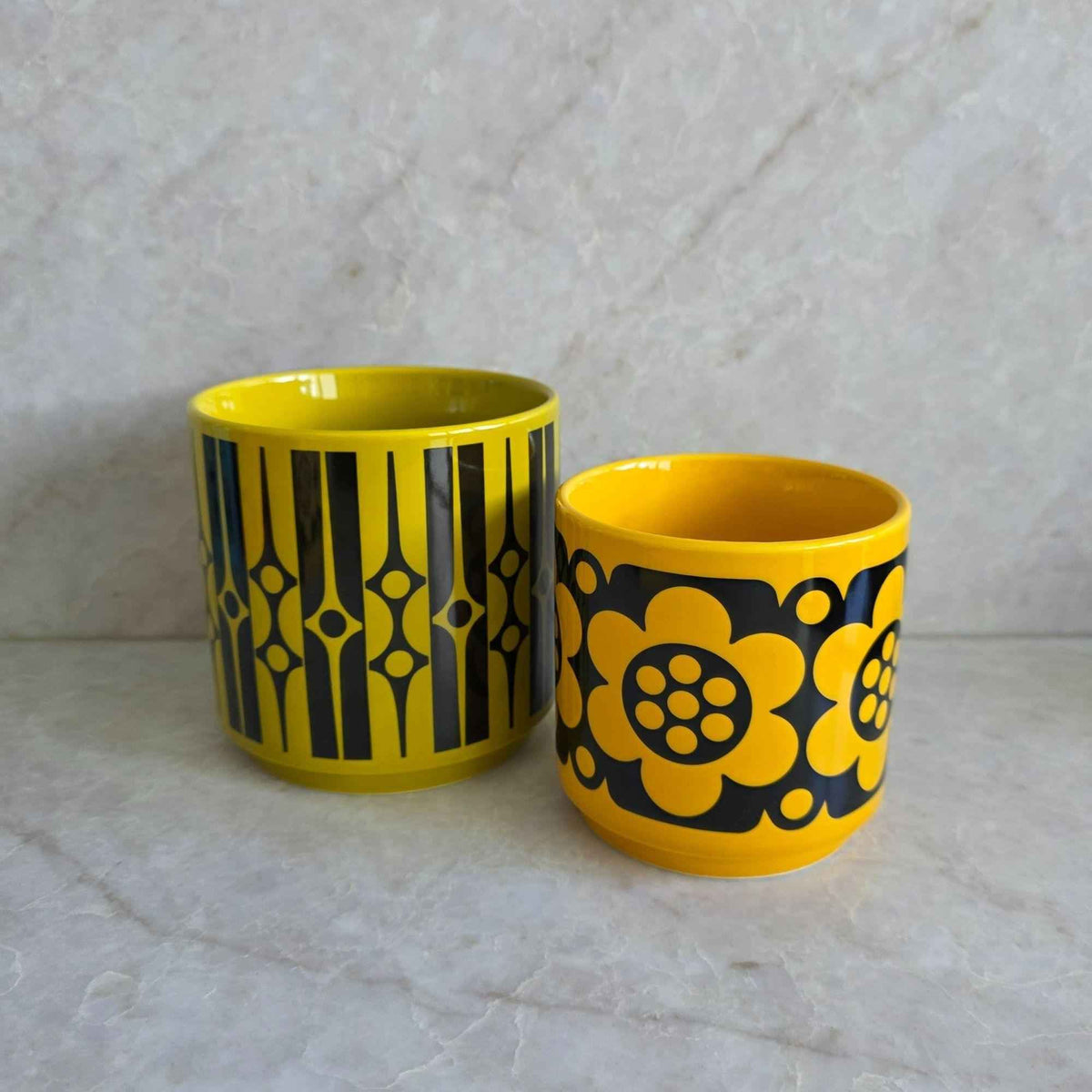Hornsea - Chartreuse Plant Pot - Geo - Medium