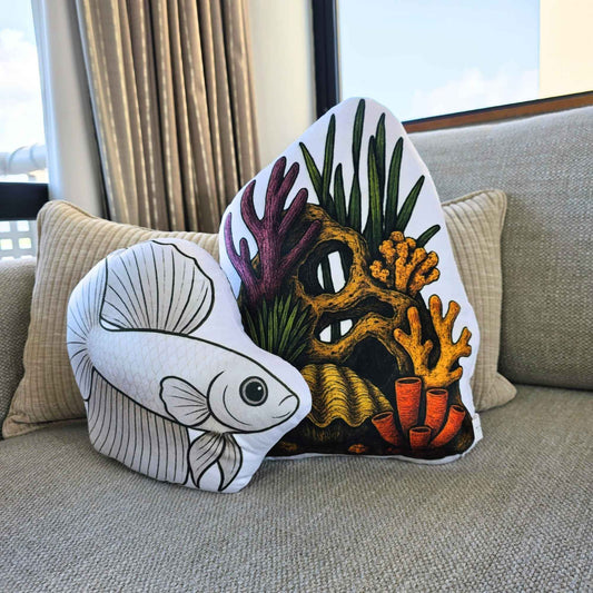 Aquascape Cushion - Coral Garden 35cm