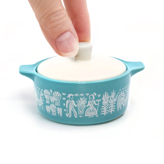 Butterprint | Pyrex Inspired | Ceramic Trinket Box
