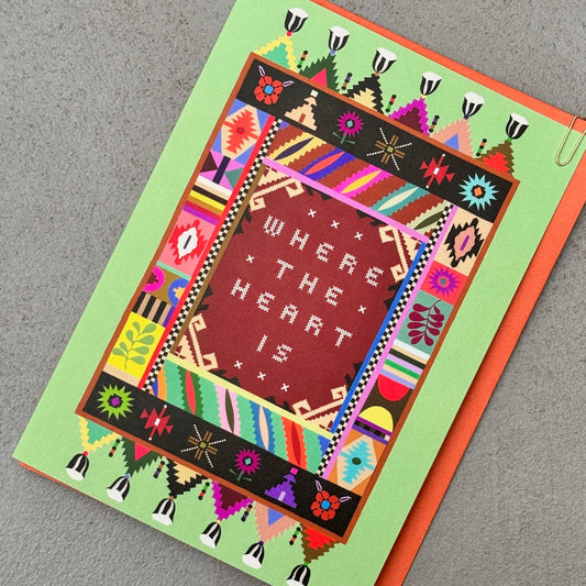 Decorative Rug | Foiled FSC Housewarming Card