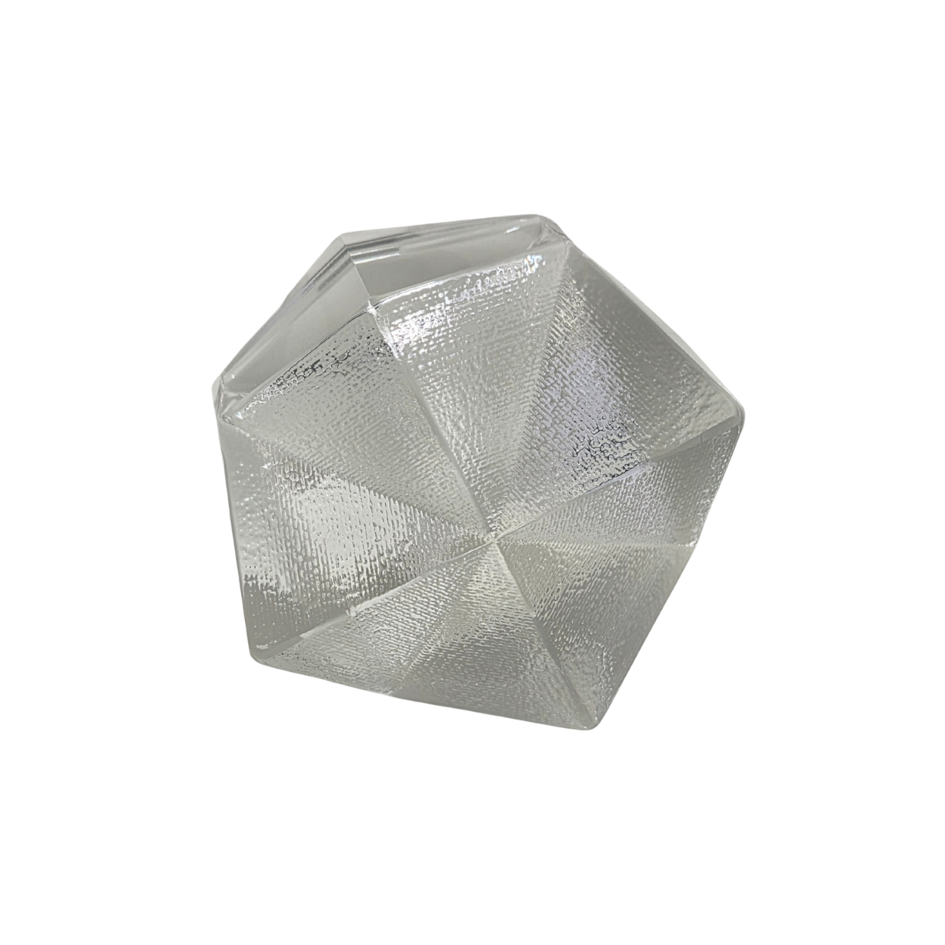 Vintage | King Star - Hand Cut Faceted Glass Bowl