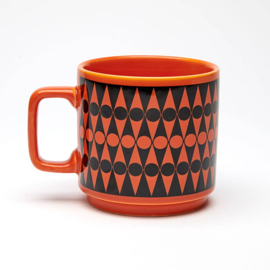 Hornsea - Mug - Backgammon - Orange