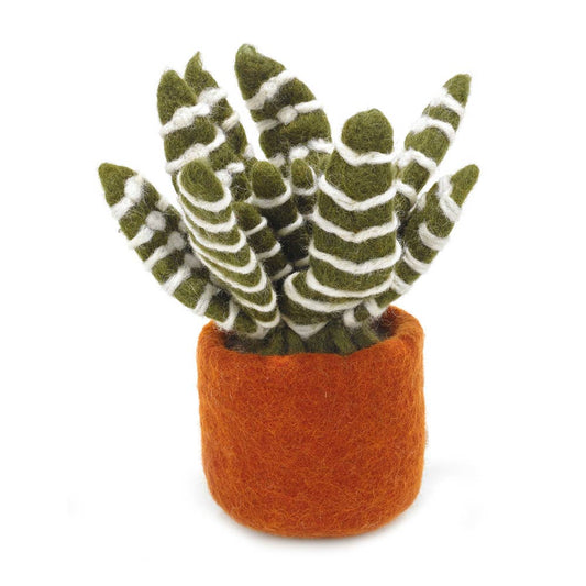 Aloe Vera - - Hand Felted - Artificial Plant Decoration - Large