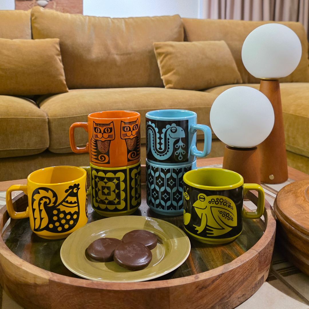 Magpie x Hornsea - Mug - Chicken Family - Yellow