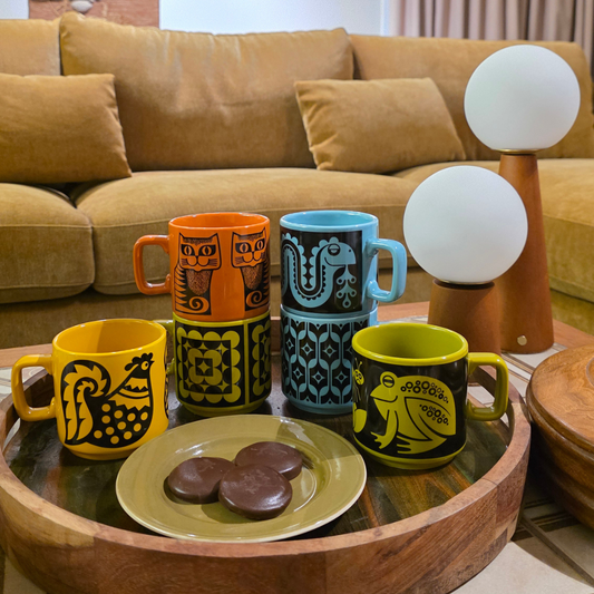 Magpie x Hornsea - Mug - Nessie - Teal Blue