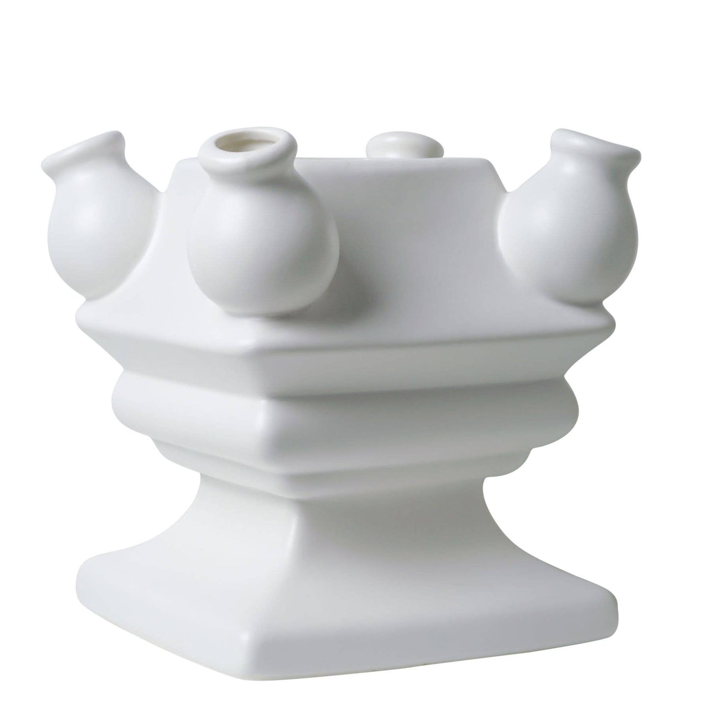 Stack Madness ✦ Build Your Own Vase ✦ Matte White Base