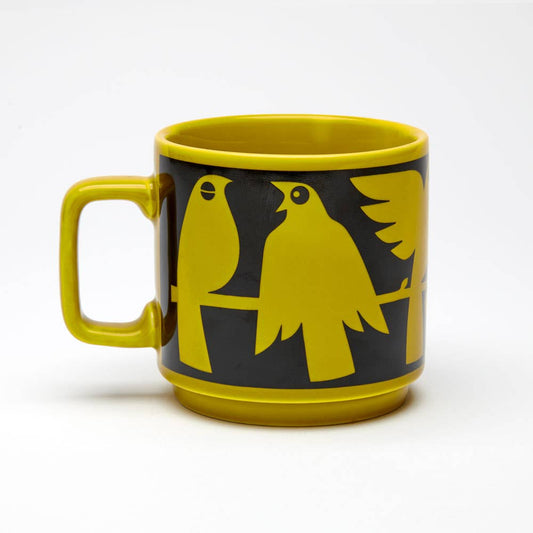 Hornsea - Mug - Birds - Chartreuse