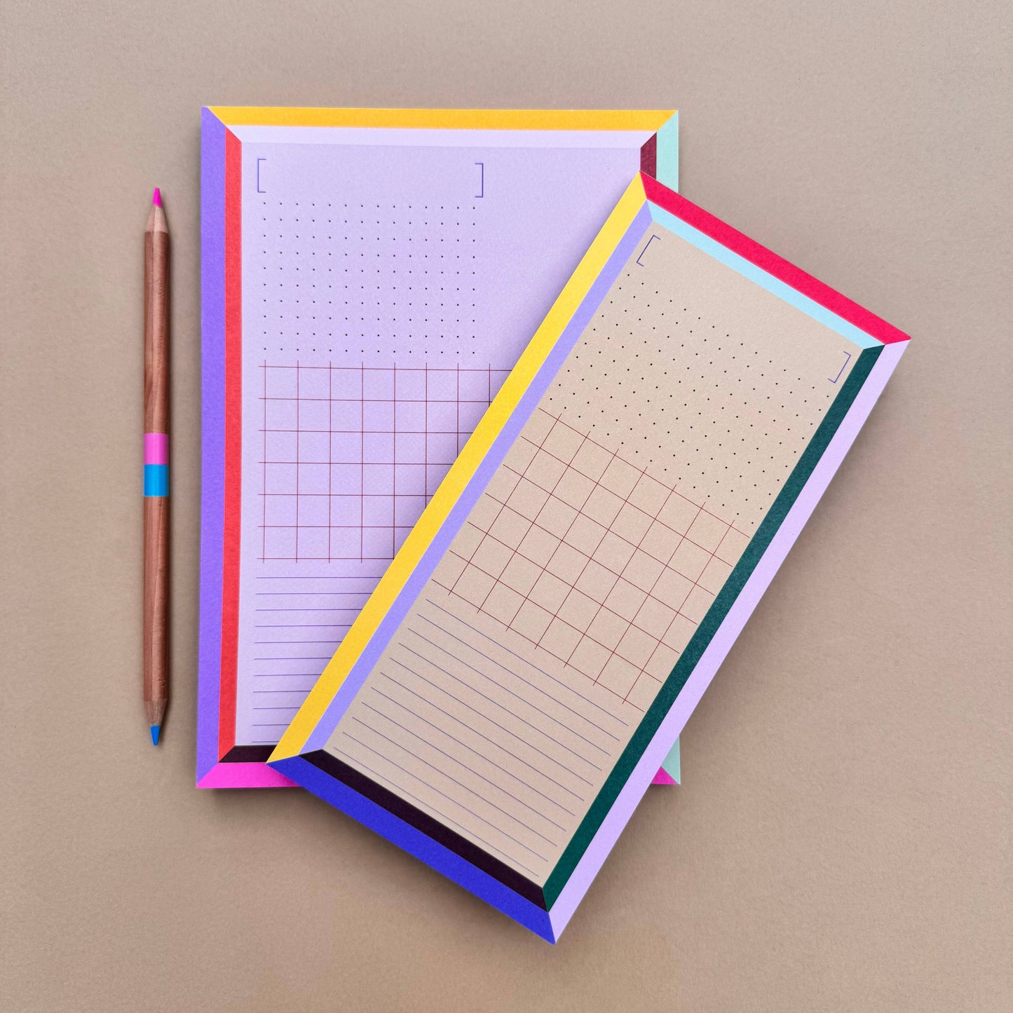 Frame To-Do List | Grid Dots Lined | Notepad