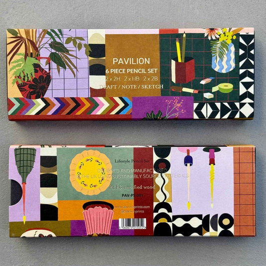 Botanical Interior Lifestyle | Premium 6 Piece Pencil Set