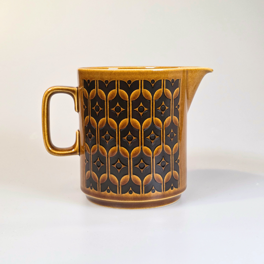 Vintage Hornsea | Tall Pitcher Jug - Heirloom - Autumn Brown