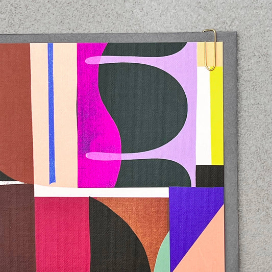 Abstract Moon | Foiled FSC Greeting Card