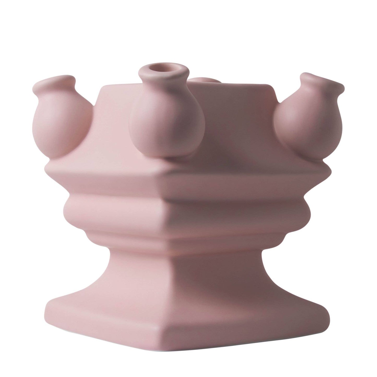 Stack Madness ✦ Build Your Own Vase ✦ Matte Pink Base