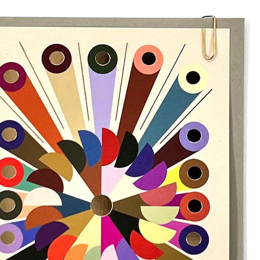 Colour Explosion | Foiled FSC Greeting Card