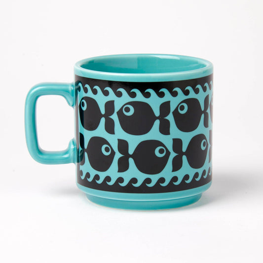 Hornsea - Mug - Fish - Teal Blue