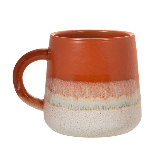 Retro Dip Glazed Mug - Mojave Terracotta 360ml
