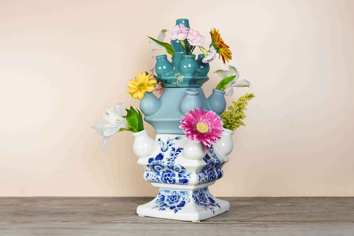 Stack Madness ✦ Build Your Own Vase ✦ Green Van Gogh Top