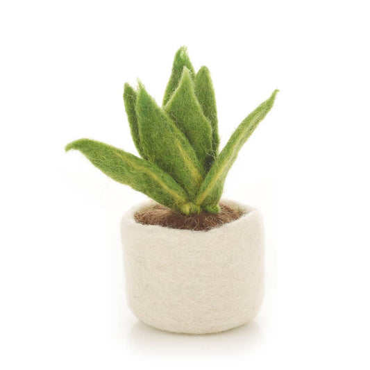 Sansevieria - Hand Felted - Artificial Plant Decoration - Small