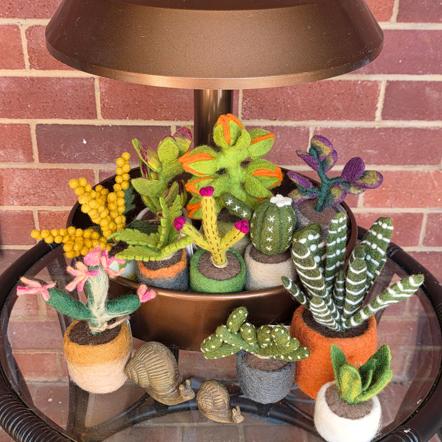 Hornsea - Small Planty - Plant Pot Geo Flower Yellow - FAWNE