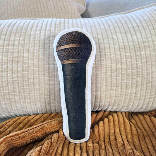 The Setlist Lead Singer Mic – Shaped Cushion – Microphone - 20 cm – | FAWNE