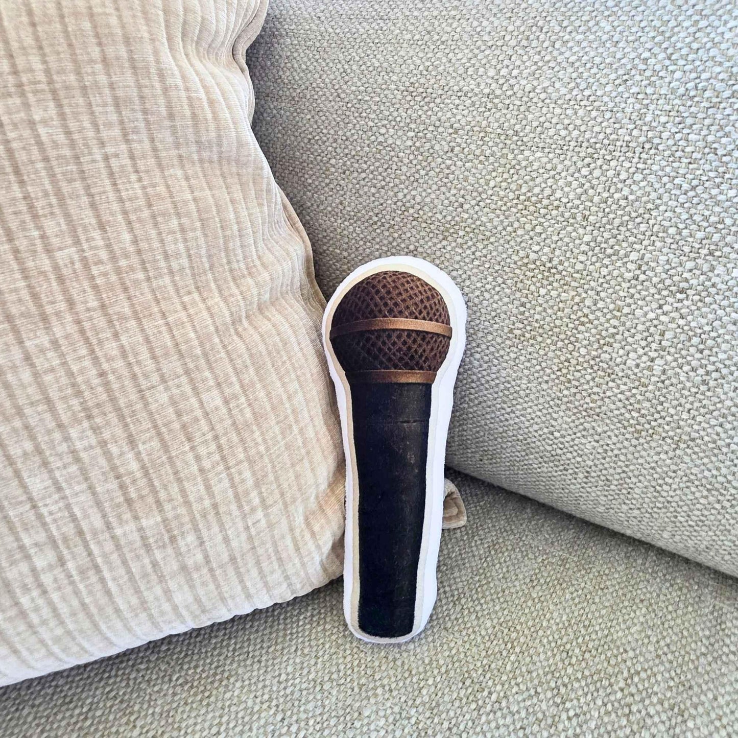 The Setlist Lead Singer Mic – Shaped Cushion – Microphone - 20 cm – | FAWNE