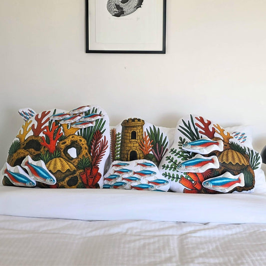 Neon Tetra Aquascape 4 Piece Set | FAWNE Limited Edition