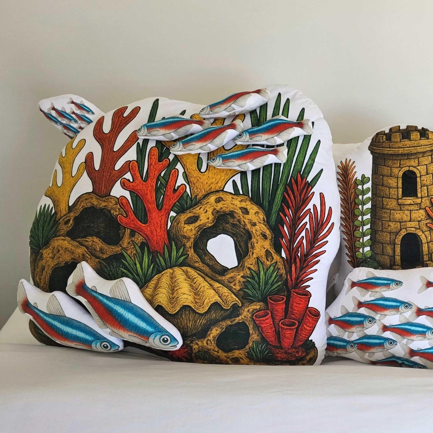 Neon Tetra Aquascape 4 Piece Set | FAWNE Limited Edition