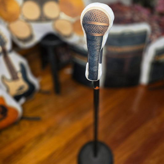 The Setlist Lead Singer Mic – Shaped Cushion – Microphone - 20 cm – | FAWNE - FAWNE