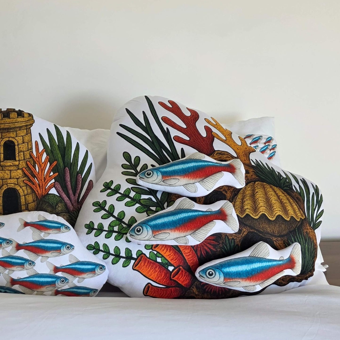 Neon Tetra Aquascape 4 Piece Set | FAWNE Limited Edition