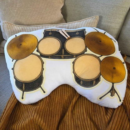 The Setlist Drum Set – Shaped Cushion – with Drumstick Keychain - 70 cm – | FAWNE - FAWNE