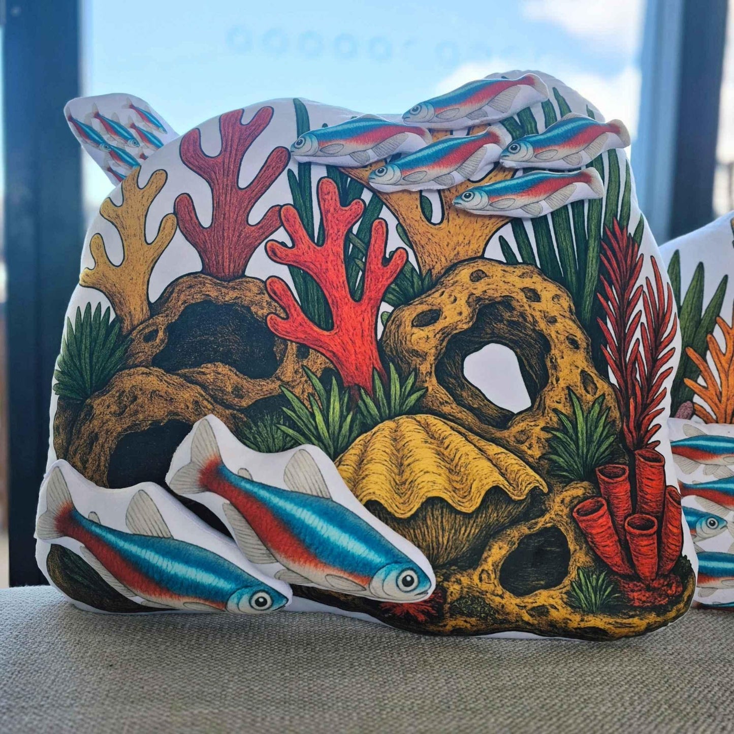 Neon Tetra Aquascape 4 Piece Set | FAWNE Limited Edition