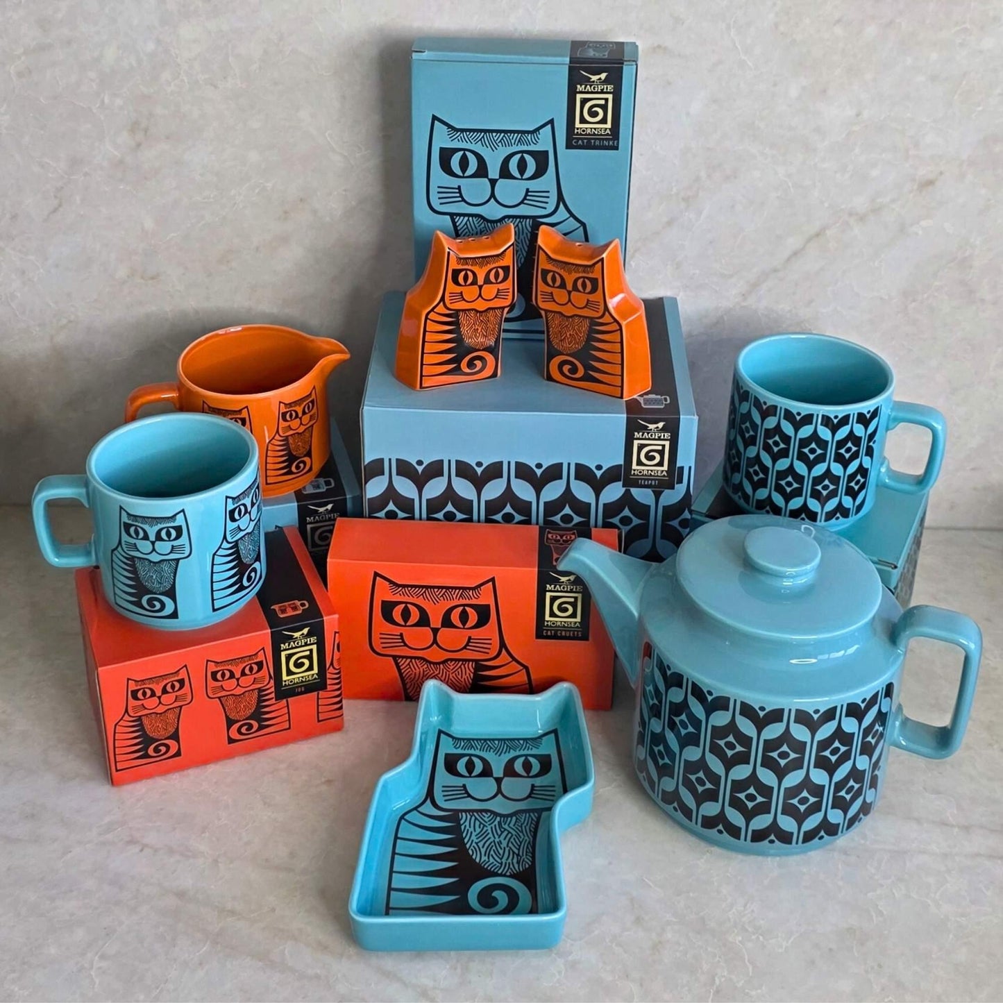 Hornsea - Milk Jug - Cat - Orange