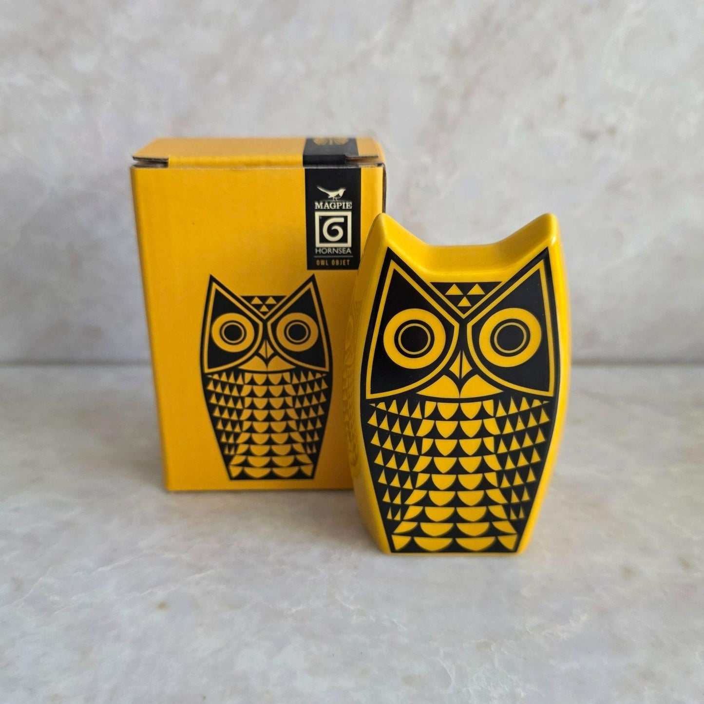 Hornsea - Mini Object - Owl - Yellow