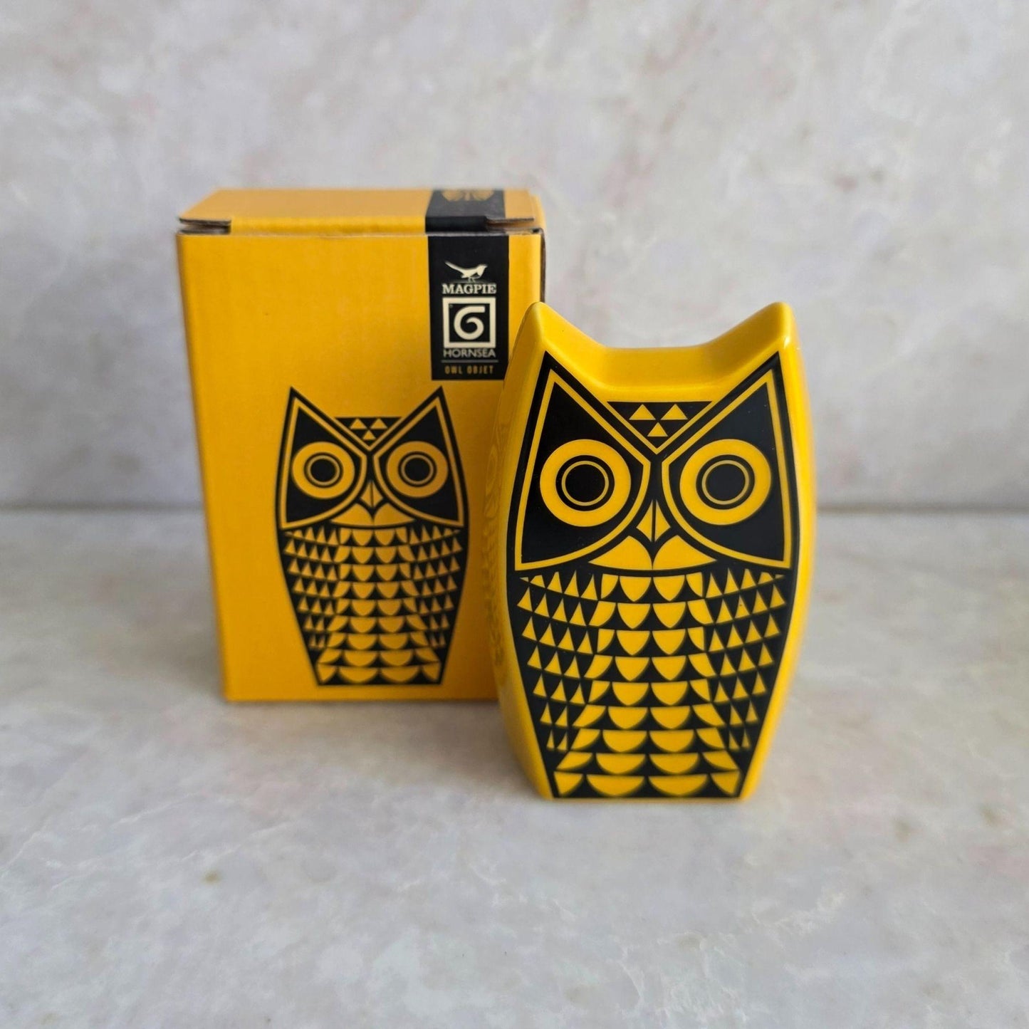 Hornsea - Mini Object - Owl - Yellow