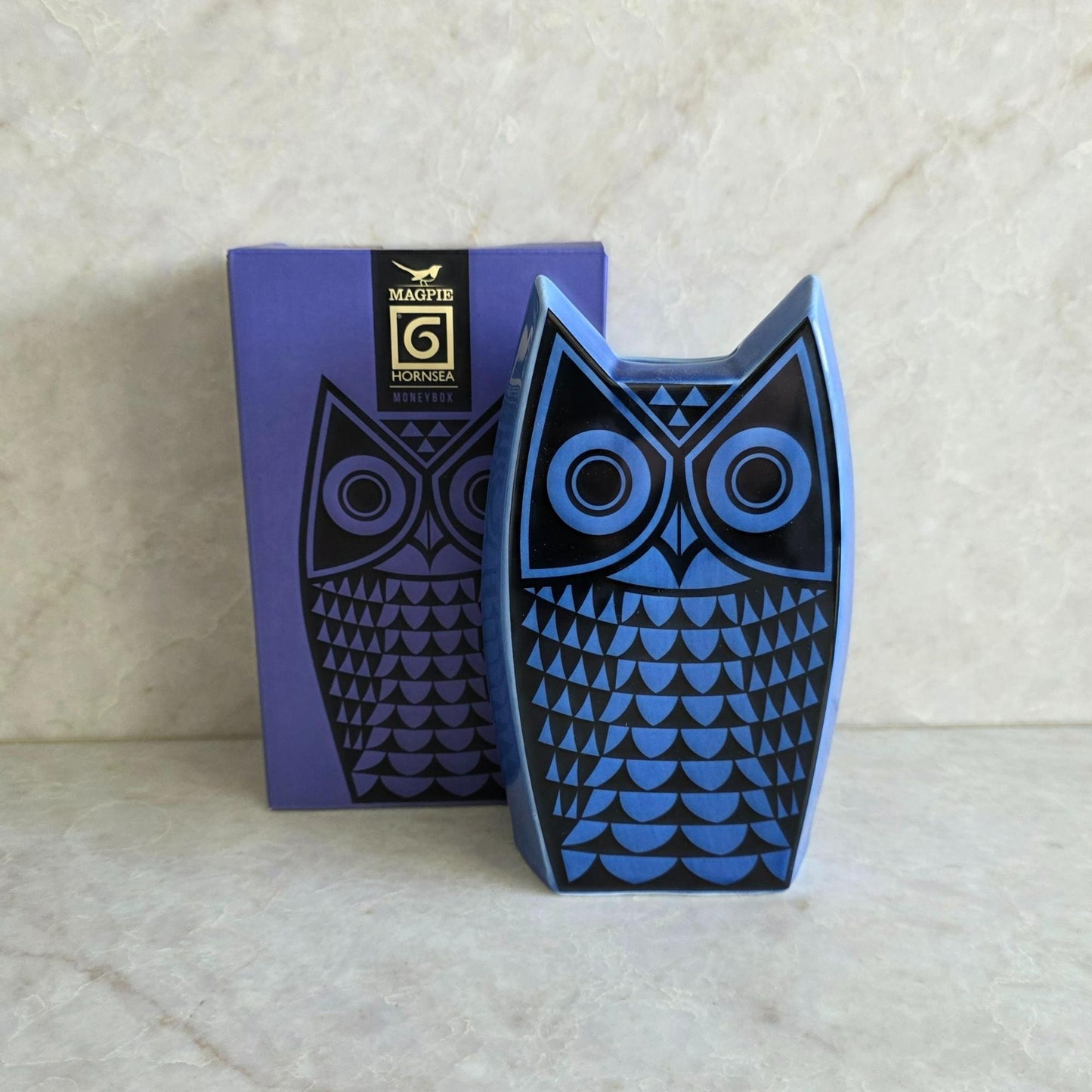 Hornsea - Moneybox - Owl - Purple Blue