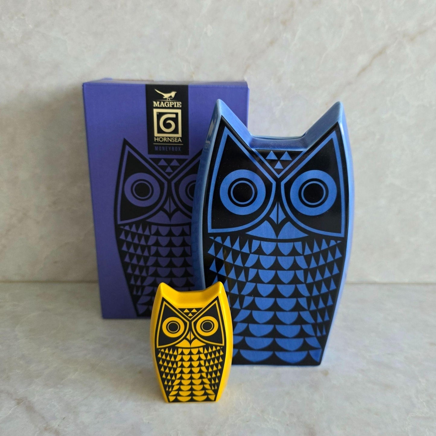 Hornsea - Moneybox - Owl - Purple Blue
