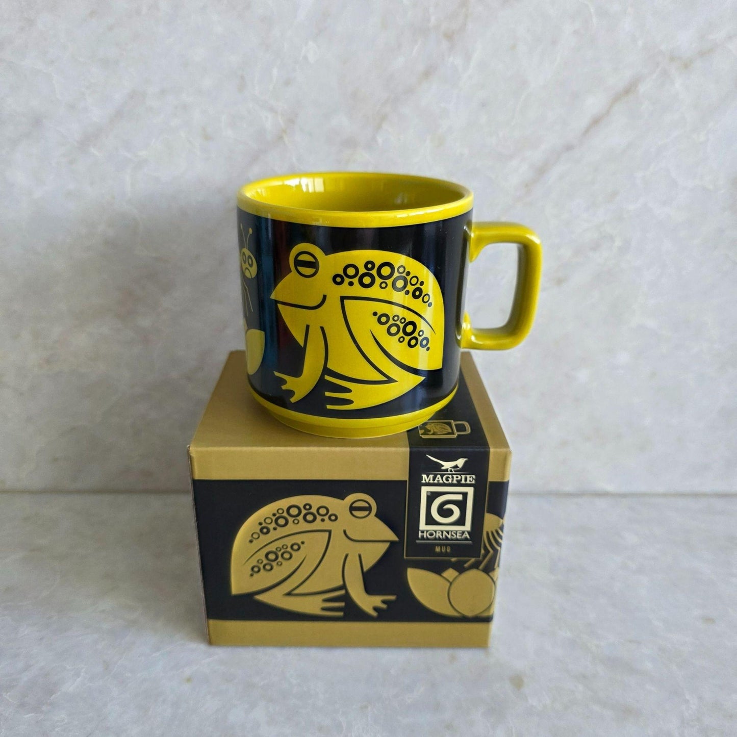 Hornsea - Mug - Frog - Chartreuse