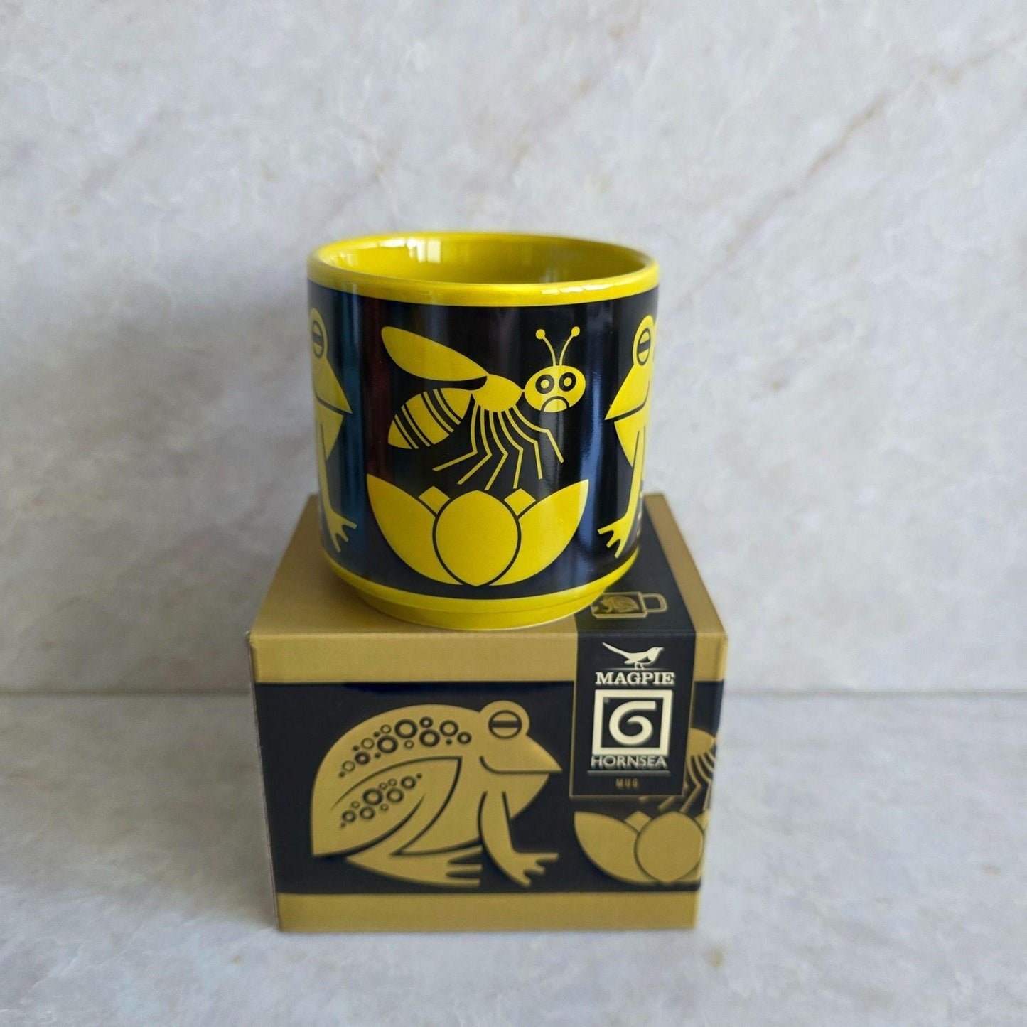 Hornsea - Mug - Frog - Chartreuse