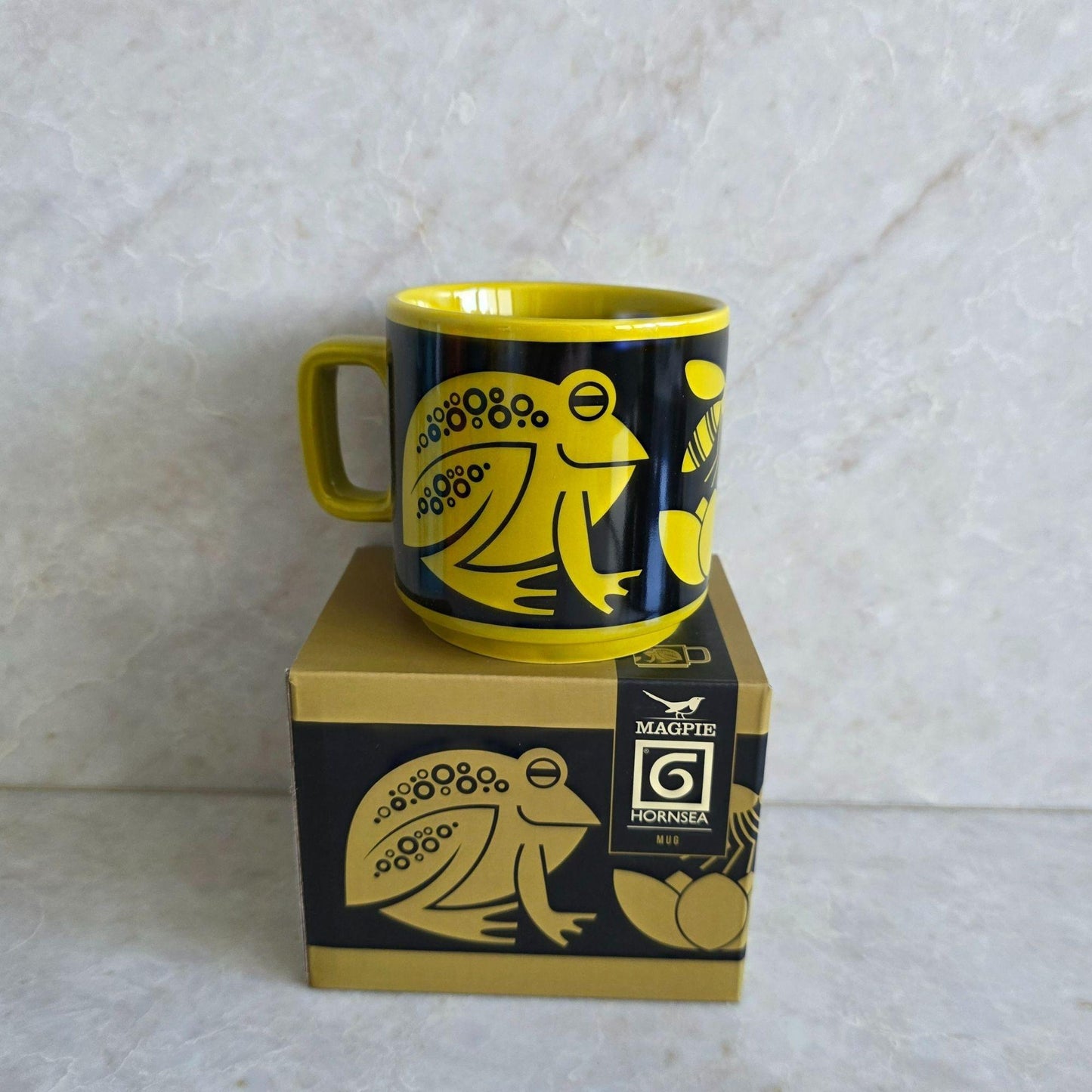 Hornsea - Mug - Frog - Chartreuse
