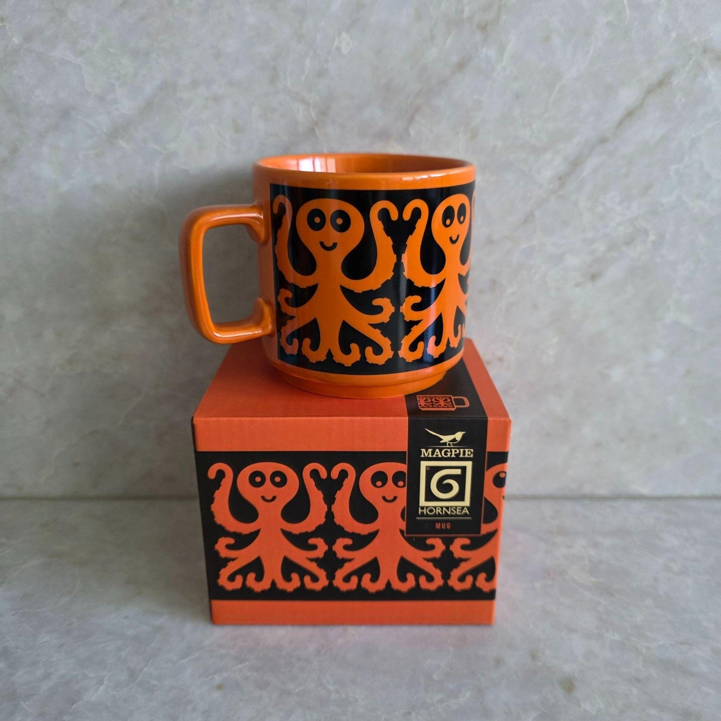 Hornsea - Mug - Octopus - Red