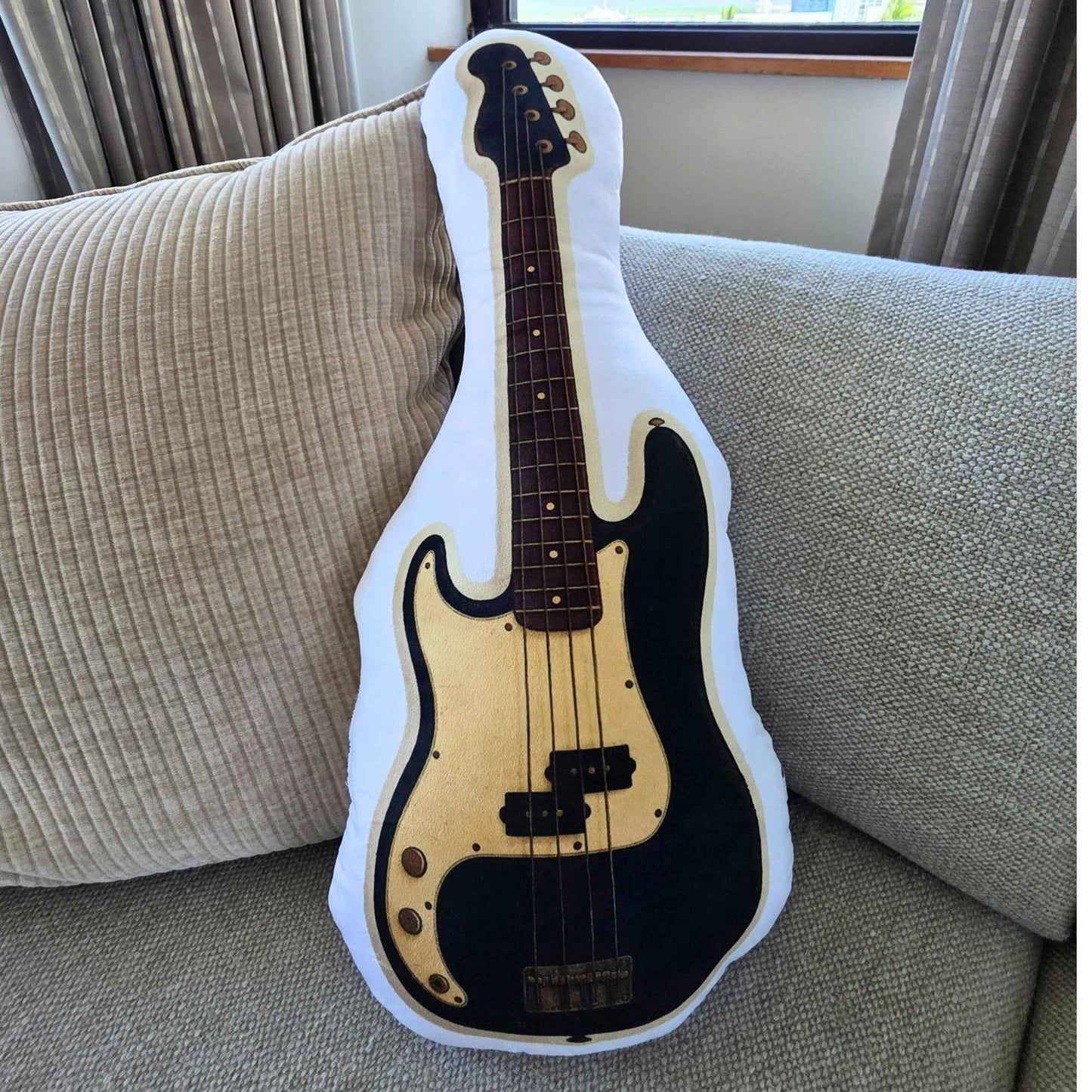 The Setlist Electric Guitar – Shaped Cushion – Electric Bass - 60 cm – | FAWNE