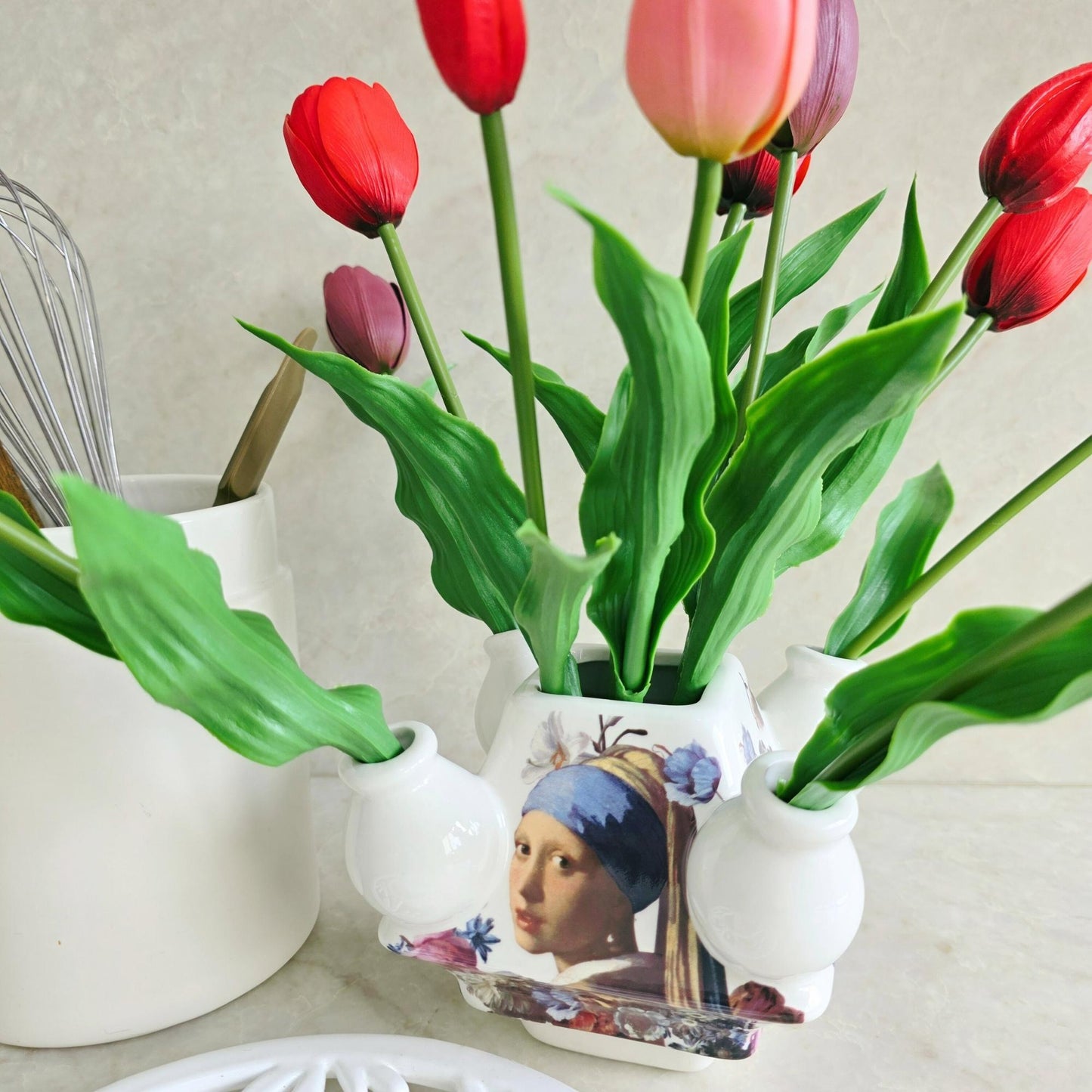 Stack Madness ✦ Build Your Own Vase ✦ Girl with a Pearl Middle