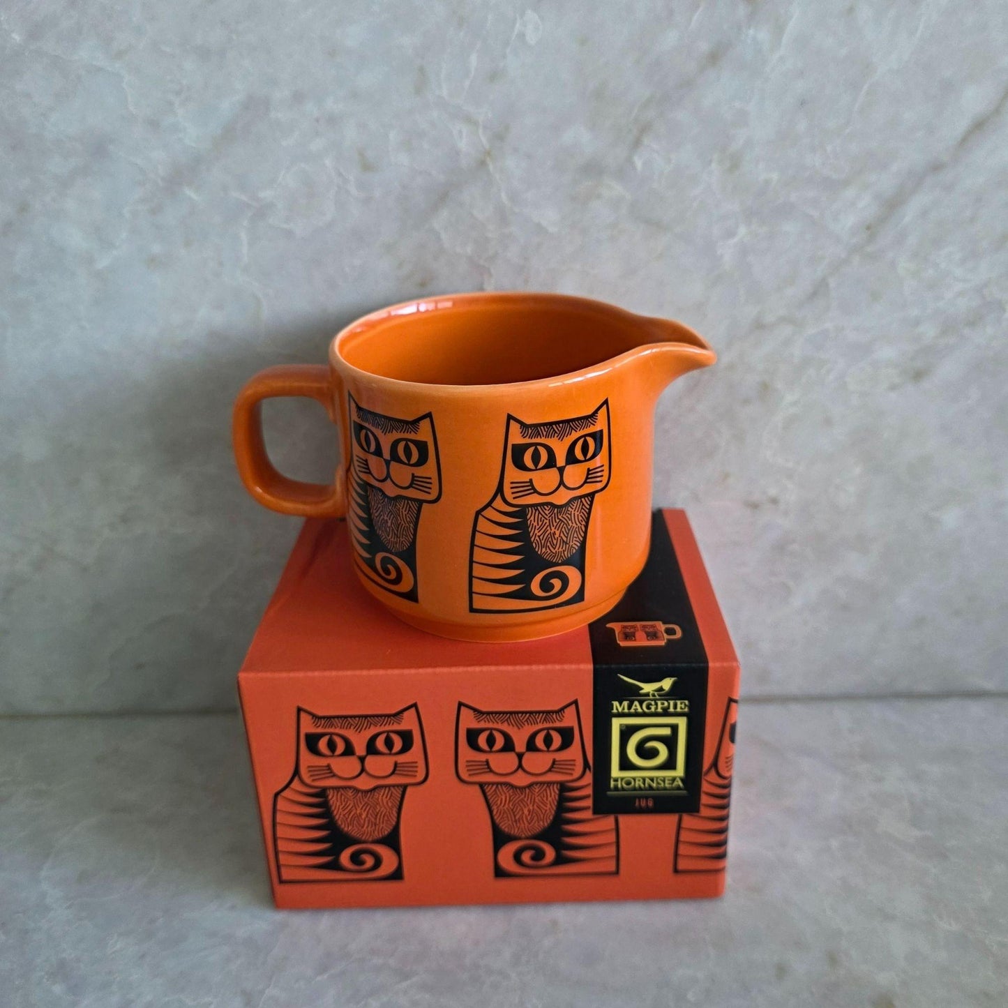 Hornsea - Milk Jug - Cat - Orange