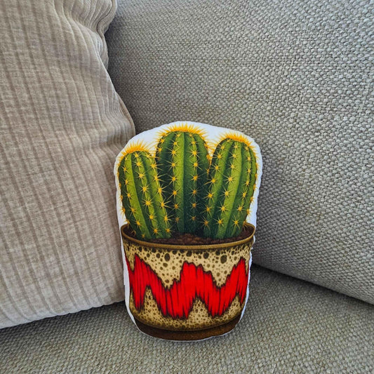 The Setlist – West German Cactus Planter – Shaped Cushion - 20 cm | FAWNE
