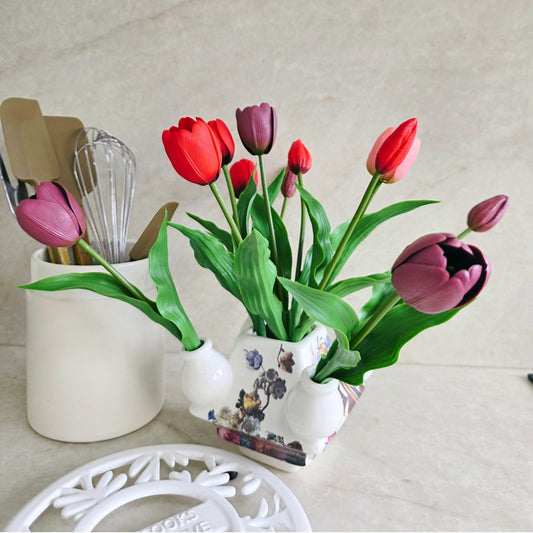 Stack Madness ✦ Build Your Own Vase ✦ Girl with a Pearl Middle - FAWNE