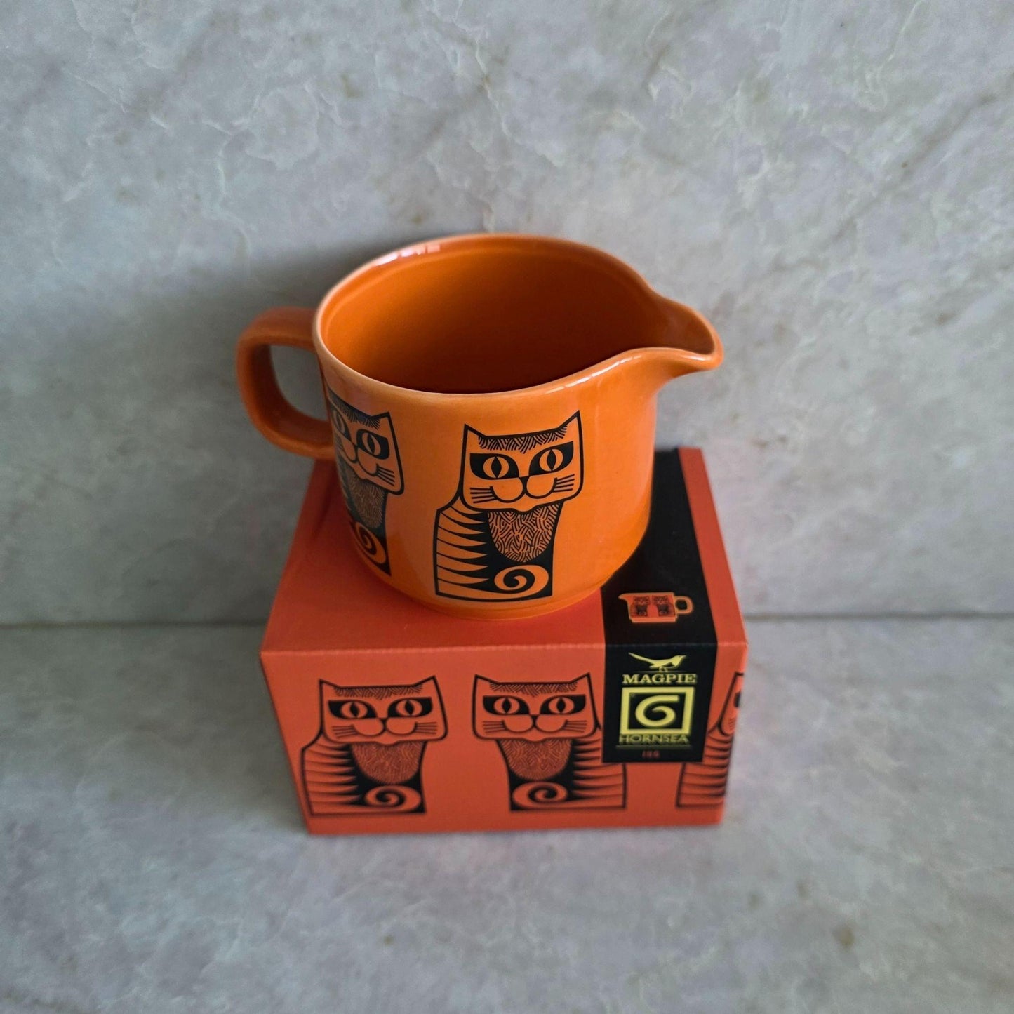 Hornsea - Milk Jug - Cat - Orange