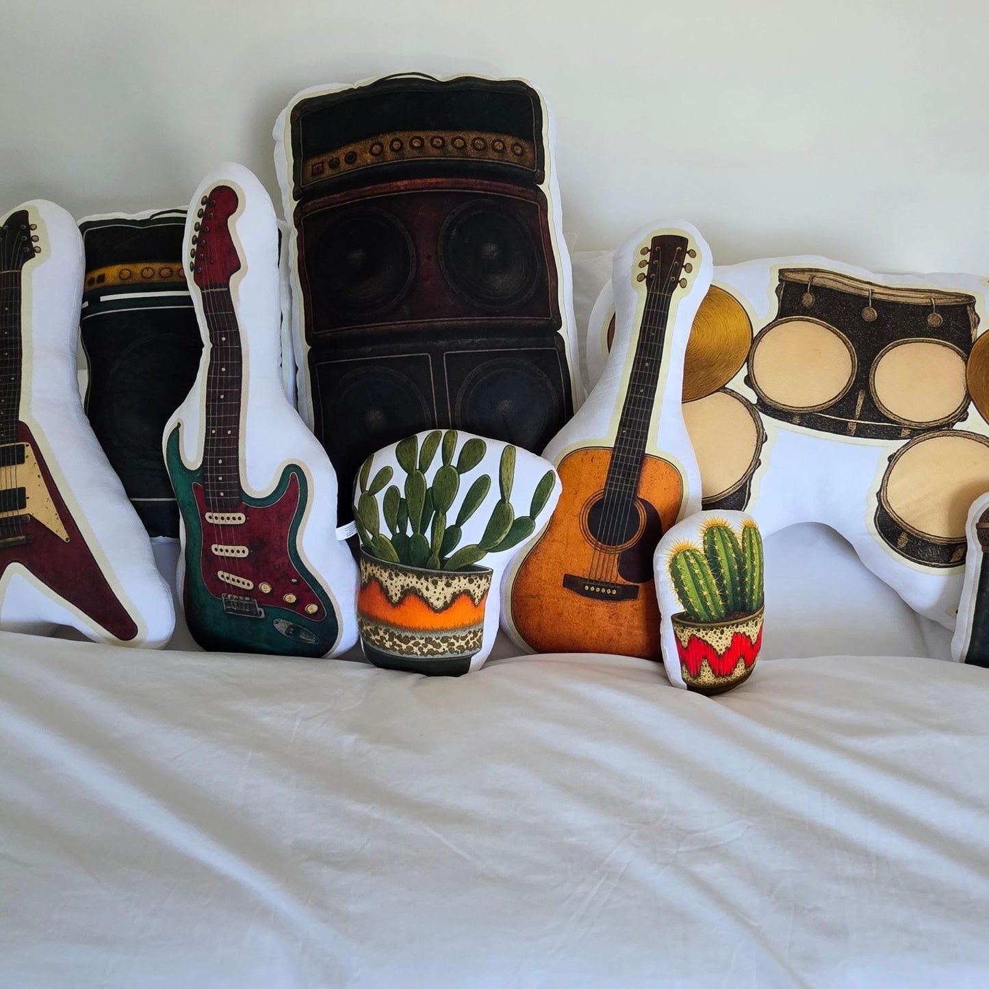 The Setlist – West German Cactus Planter – Shaped Cushion - 20 cm | FAWNE