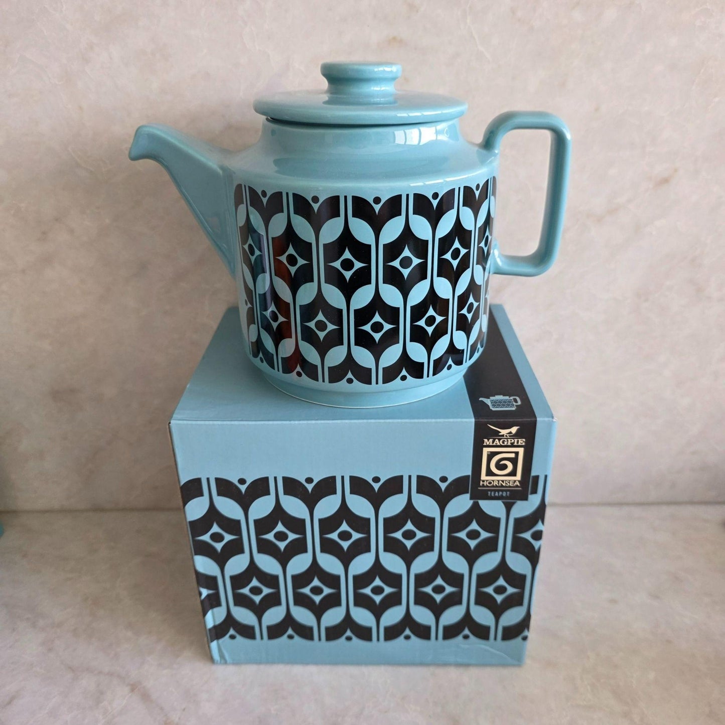 Hornsea - Teapot - Heirloom - Teal Blue - 1 Litre