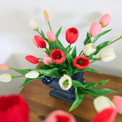 Stack Madness ✦ Build Your Own Vase ✦ Dark Blue Base - FAWNE