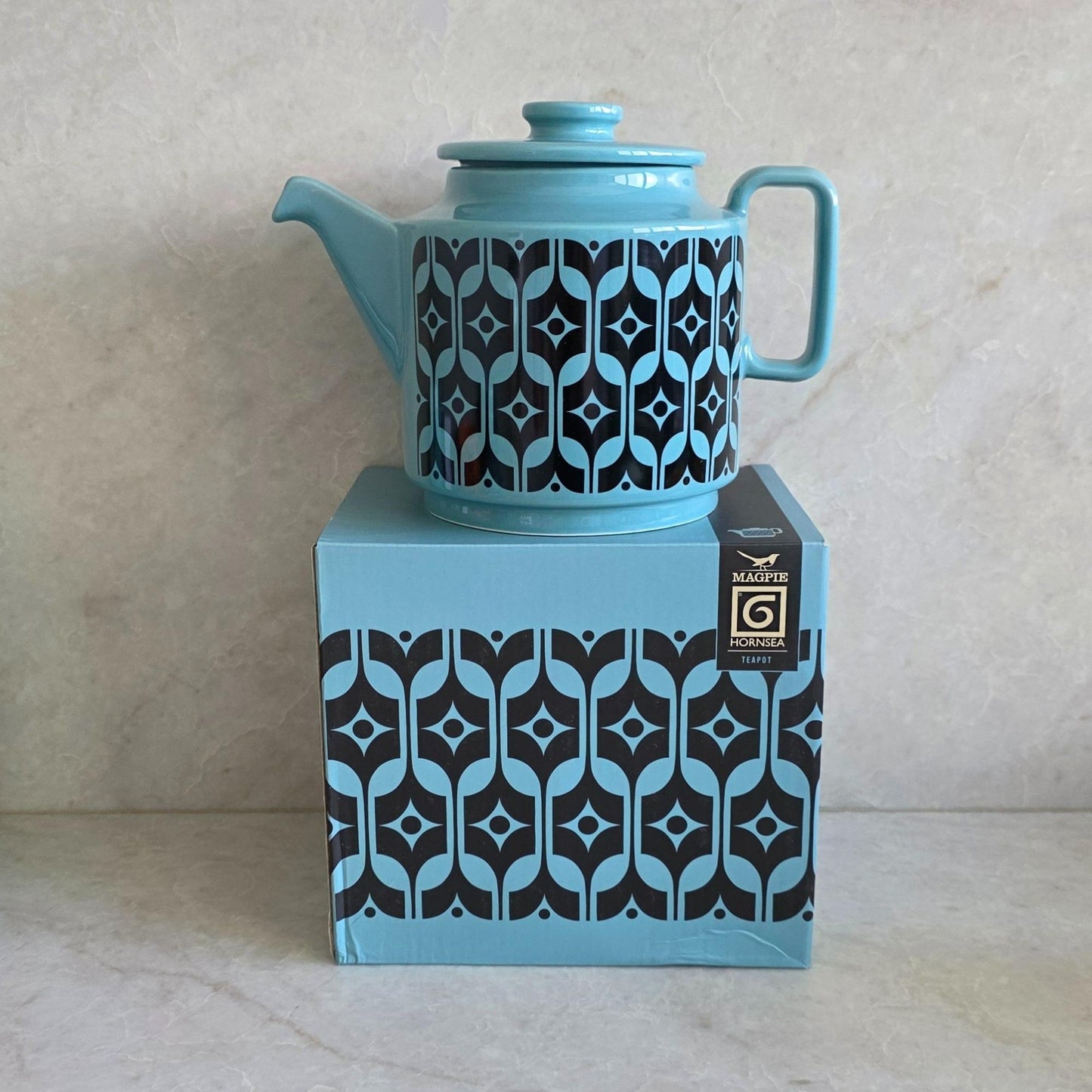Hornsea - Teapot - Heirloom - Teal Blue - 1 Litre